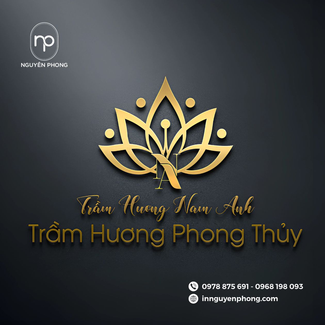 Mẫu logo nhang trầm